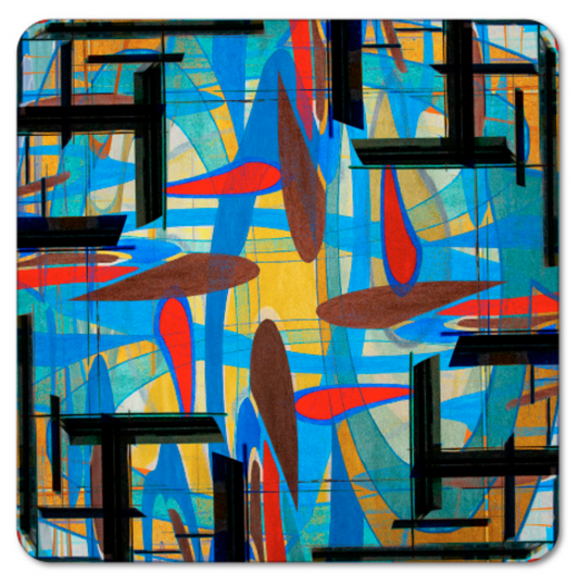 Architectural Painting Coasters (4 pack)