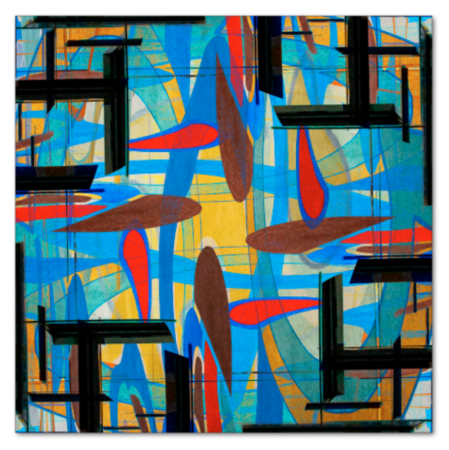 Abstract Architecture Sticker